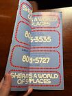Sheraton 1977 Directory 1970s Hotels Inns Vtg Booklet