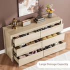Modern 6 Drawers Dresser For Bedroom  Wooden Chest Of Drawers  storage Cabinet