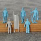 Vintage 1960 s Marx Civil War Play Set Centennial Medical Figures  Stretcher