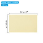60 Sheets 4 x6  Vellum Papers  100gsm Printable Translucent Papers  Light Gold