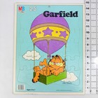 Vintage 1978 Garfield Hot Air Balloon Frame Tray Puzzle 25 Piece Milton Bradley