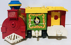 Fisher Price - Little People  991 - 3 Pieces Circus Train - Vintage 1973