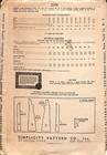 Vintage 1940s Slip Simplicity Sewing Pattern 2154 Bust 44 Complete