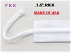 Elastic Drawstring 1 5  Inch  25   50   250 Yard  White  Black Free Shipping Usa