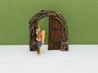 Fairy Garden Miniature Peeking Fairy In Door
