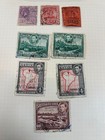 8 British Guiana Vintage Stamp Bundle Rare 1938 Used Stamped Collectable Lot