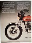1973 Kawasaki H-2 750 Motorcycle Two Page Print Ad
