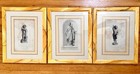 Set 3 Antique Queen Victoria Princess Alice Prince Wales Engravings Italy Frames