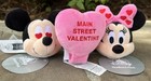 Disney Parks Create Headband Ears Mickey Minnie Valentines Heart 3 Pc Plush Set