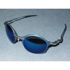 New Oakley Tailend Sunglasses Pewter ice Iridium Round Retro Wires Tail End Blue