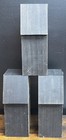 Set Of 3 Halloween Novelty Wood Shelf Haunted House Shape Black Target Bullseye