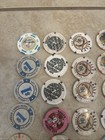 Vintage Lot Of 81 Various  Casino Chips  Atlantic City Sands Iowa Kansas Others