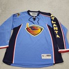 Reebok Atlanta Thrashers Jersey Mens Large Premier Nhl Alternate Rare 2008 2011