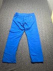 Figs Technical Collection Livingston Scrub Pants Womens Large Blue Hospital Work