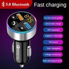  Transmitter Modulator Car Mp3 Player Music Wireless Bluetooth 5 0 Usb Fast Ch