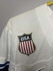 Nike Team Usa Hockey Jersey Men   s Large White Blue Red    driven By Pride    L