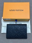 Louis Vuitton M63914 Passport Cover Monogram Empreinte Lv Passport Holder Black