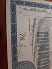 St Louis San Francisco Railway Company 1945 Stock Certificate 100 Shares