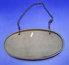 Beware Of The Dog Sign 8 Inch Heavy  Cast Iron