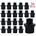 20 Pcs M22x1 5 X 19mm 33mm Wheel Nuts Sleeve Nuts Skirt Flange M22-1 5