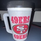Vintage Nfl San Francisco 49ers Travel Plastic Mug Cup 