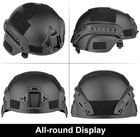Airsoft Helmet And Mask  Full Face Mask With Detachable Mich-dh-clear 
