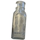 1 Pound Honey Jar Clear Glass Honey Acres Jar No Lid Vintage Antique