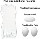 Pro Modular Dress Form Padding Plus Size Kit  24 Pieces  - Adjustable White 