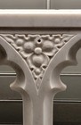 Antique Hand-carved Marble Mughal Jali Panel Or Jharokha For Mirror shrine Niche