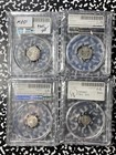 1904 Great Britain 4x Coin Maundy Set Pcgs Lot mk81 Silver  Mixed Grade