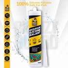 Aquarium Safe Silicone Sealant Clear 10 14 Oz     Waterproof Non-toxic Strong Bond