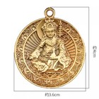 Tibetan Buddhism Padmasambhava Pendant Pure Copper Amulets Waist Tag Pendant