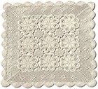 33  Vintage Hand Crochet Cotton Lace Tablecloth Square Table Cloth Topper Doily