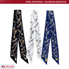 Twilly Silk Scarf Herm  s  4 Models Available  13 Color Options      New With Box