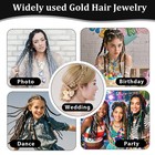 50pcs Silver Hair Jewelry For Braids Dreadlocks Hair Cuffs Beads Charms For Wome