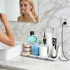 Bathroom Counter Organizers And Storage  Toothbrush Holders For Bathrooms Wit   
