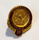 Queens College City University Of New York 35 Years Service Lapel Pin