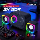 Xtrike Usb Gaming Speakers 2 1 Subwoofer Stereo For Pc Desktop Laptop Ps4 Ps5