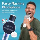 Wireless Karaoke Microphone Bluetooth Mic With Speaker Voice Changer White