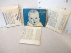 Cereal Box 1940s Gerber  3  Baby Full Sample Pack Barley Oatmeal Premium