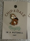 Chip And Dale Naughty In A Nutshell 1947 2 Pin Set