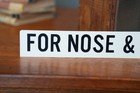 Vintage Medicine Cabinet Apothecary Sign Nose   Throat Remedy Medical Pharmacy
