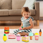 Slow Rising Jumbo Squishies Toys Set - 9 Pack Soft Kawaii Squishy Hamburger P   