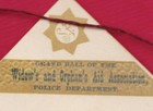 1883 Dance Card San Franciso Police Deptment Widow   s   Orphan   s Aid Association