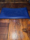 Vintage Blue Seafirst Bank Zippered Bank Deposit Money Bag Pouch 10 5  X 5 5 