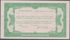 George Wingfield - Stock Certificate Signed 02 15 1906