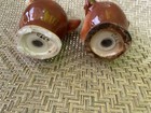 Vintage Lefton Rudolph The Red Nosed Reindeer Salt Pepper Shakers  4370 Marked