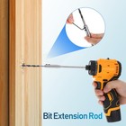 1 Set Drill Extension Rod Hand Tool 1 8 Drill Bits Drill Bit Holder Bit Expan   