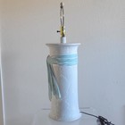 Vintage 1980s Postmodern Plaster Table Lamp - Authentic Sunset Lamp Co  80s