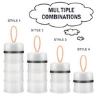 Portable Baby Formula Dispenser Stackable Non-spill Powder Container Free
